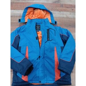 Wantdo Boys Waterproof Rain Coat Warm Winter Jacket Coat Snowboard Jacket Fleece